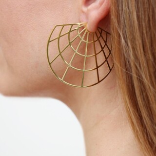 Women's Hoop Earrings Geometric Anartxy CPE064 Steel 316L